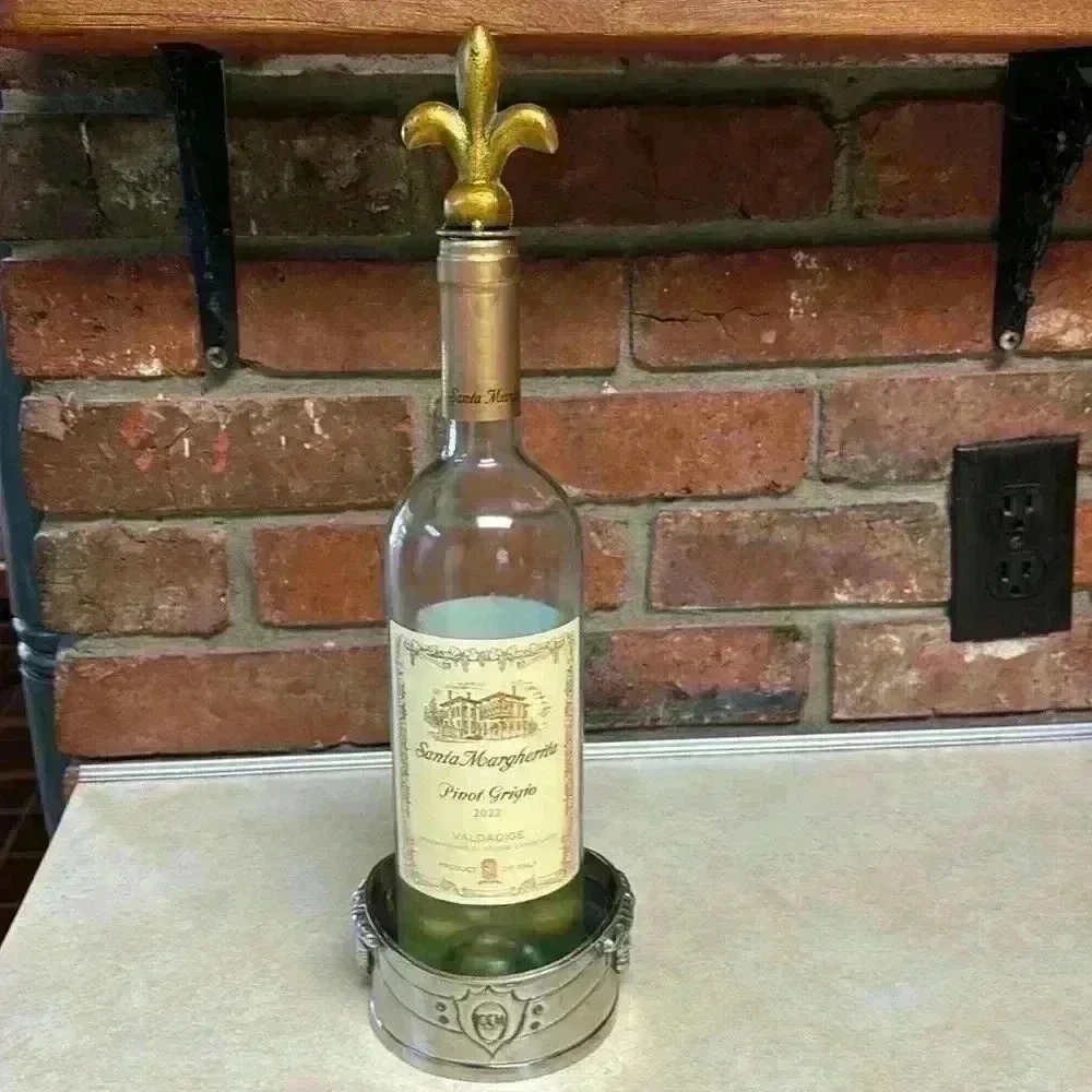 Brass Wine Coaster/Champagne Coaster/Candle Holder Handcrafted In India